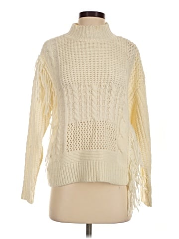 Line & Dot Turtleneck Sweater (view 1)
