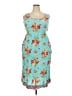 April Cornell Floral Blue Cocktail Dress Size XXL - photo 1