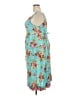 April Cornell Floral Blue Cocktail Dress Size XXL - photo 5