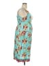April Cornell Floral Blue Cocktail Dress Size XXL - photo 4