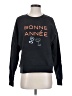 Maeve 100% Cotton Graphic Black Sweatshirt Size S - photo 1