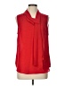 DKNY Red Sleeveless Blouse Size L - photo 1