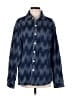 Assorted Brands 100% Cotton Chevron-herringbone Blue Long Sleeve Button-Down Shirt Size S - photo 1
