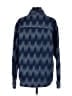 Assorted Brands 100% Cotton Chevron-herringbone Blue Long Sleeve Button-Down Shirt Size S - photo 2