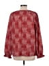 Jessica Simpson Red Long Sleeve Blouse Size L - photo 2