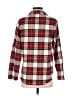 Hanna Andersson 100% Cotton Plaid Pink Red Long Sleeve Button-Down Shirt Size S - photo 2