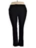 Worthington Solid Black Active Pants Size 18 - photo 1