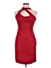 CDC Apparel 100% Acetate Solid Red Cocktail Dress Size 10 - photo 1