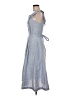 JOA Stripes Blue Casual Dress Size M - photo 5