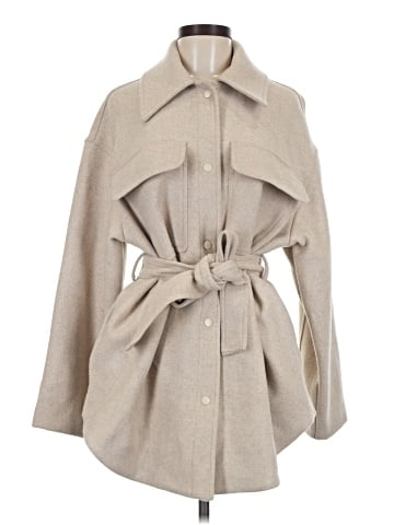 The Frankie Shop Wool Coat (view 1)