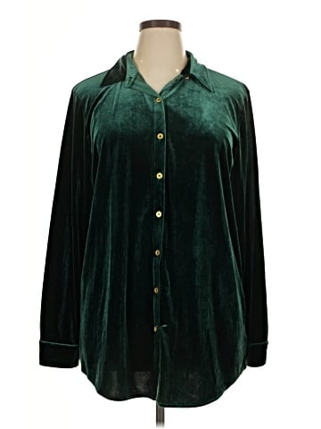 Ellen Tracy Long Sleeve Blouse (view 1)