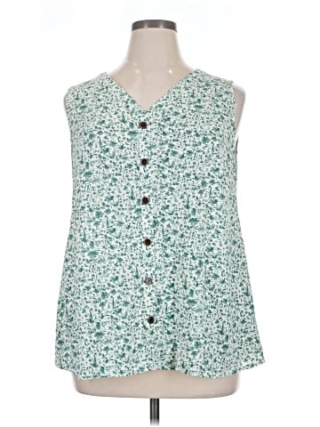 BLOOMCHIC Sleeveless Blouse (view 1)