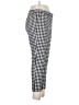 Elle Checkered-gingham Black Casual Pants Size 12 - photo 4