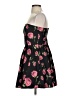 Forever 21 100% Polyester Floral Black Cocktail Dress Size S - photo 5