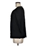One World 100% Cotton Black Long Sleeve Blouse Size M - photo 5