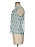 Charlotte Russe 100% Polyester Blue Sleeveless Blouse Size S - photo 5