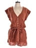 Bella Dahl Solid Brown Romper Size L - photo 1
