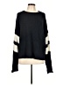 John & Jenn Stripes Black Pullover Sweater Size L - photo 1