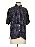 Esprit Polka Dots Blue Short Sleeve Blouse Size S - photo 1