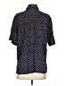 Esprit Polka Dots Blue Short Sleeve Blouse Size S - photo 2