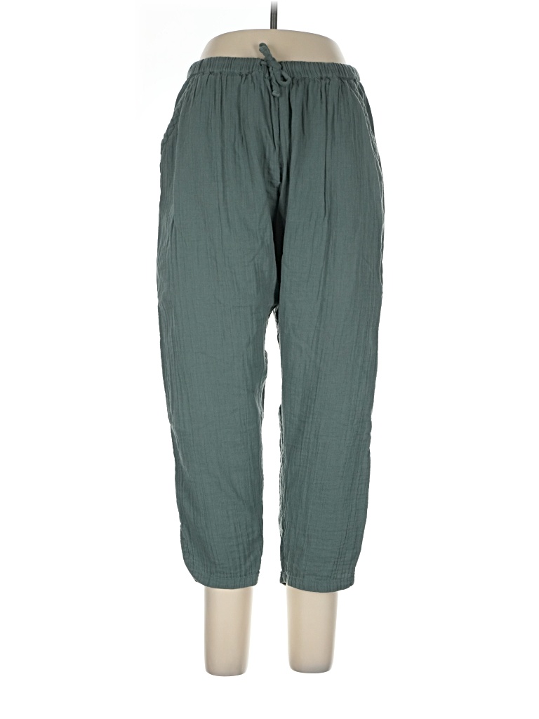 Pre-owned Pact Casual Pants In Green