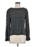 Black Label by Evan Picone Gray Long Sleeve Top Size M - photo 1
