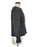 Black Label by Evan Picone Gray Long Sleeve Top Size M - photo 4