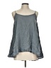Mustard Seed Gray Sleeveless Blouse Size L - photo 1