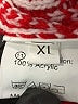 Unbranded 100% Acrylic Red Pullover Sweater Size XL - photo 7
