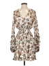 Maje 100% Polyester Paisley Ivory Casual Dress Size EU (FR) 38 / US 6 - photo 1