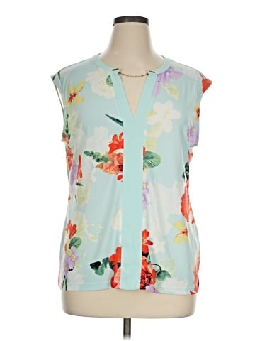Calvin Klein Sleeveless Blouse (view 1)