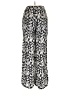 Connection 18 100% Viscose Print Silver Casual Pants Size M - photo 2