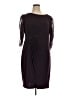 Connected Apparel Burgundy Cocktail Dress Size 16 - photo 1
