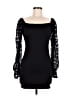 Haute Monde Black Long Sleeve Top Size M - photo 1