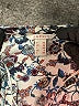 Esprit 100% Viscose Floral Ivory Long Sleeve Blouse Size 6 - photo 7