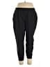 Calia Solid Black Casual Pants Size XXL - photo 1