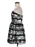 NBD 100% Polyester Metallic Silver Cocktail Dress Size M - photo 5