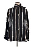Bethany Stripes Black Long Sleeve Blouse Size XL (estimated) - photo 1