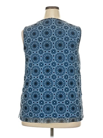 Roz & Ali Sleeveless Blouse (view 2)