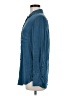 Theory Teal Long Sleeve Button-Down Shirt Size M - photo 5