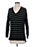 Crown & Ivy Stripes Green Pullover Sweater Size S - photo 1