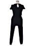Habitual Solid Black Jumpsuit Size 14 - photo 2