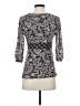 Apt. 9 100% Nylon Gray 3/4 Sleeve Blouse Size S (petite) - photo 2