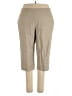 Just My Size Solid Tan Khakis Size 2X Plus - photo 1