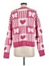 Major Label Group Hearts Pink Pullover Sweater Size L - photo 2
