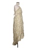 AaKaa Paisley Yellow Casual Dress Size L - photo 4