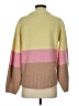 RODEBJER Color Block Yellow Pullover Sweater Size S - photo 2