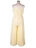 Justify 100% Cotton Solid Yellow Jumpsuit Size XL - photo 2