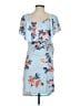 Pink Blush Floral Blue Casual Dress Size S (estimated) - photo 2