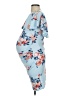 Pink Blush Floral Blue Casual Dress Size S (estimated) - photo 5